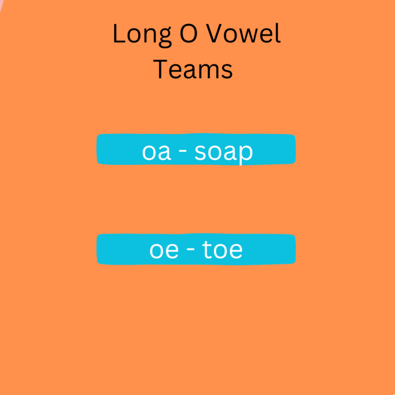 list of long O vowel teams and examples