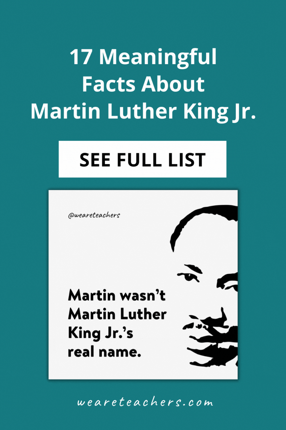 He lived an incredible life and accomplished so much for human rights. Here are some facts about Martin Luther King Jr. to learn and share.