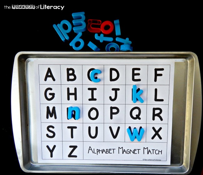 Magnet Hacks Matching Letters of Literacy