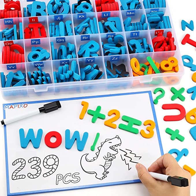 Drawing board with letters - educational toys kindergarten