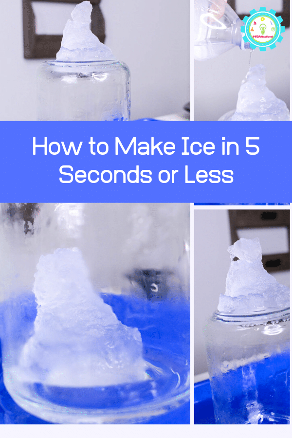 How to make instant ice in 5 seconds or less.
