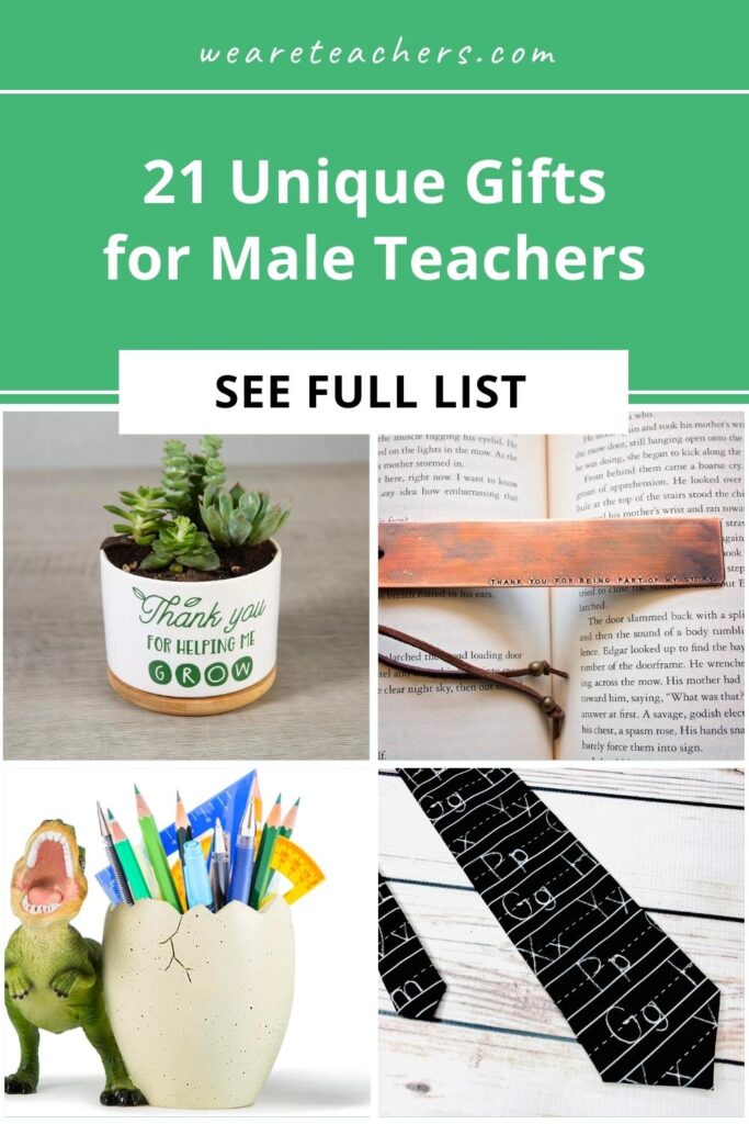 If you're looking for a gift for a male teacher, we've got you covered with a list of ideas he will appreciate.