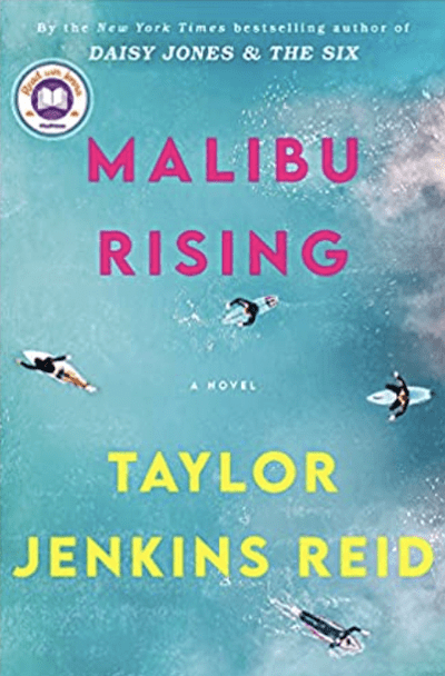 book cover: Malibu Rising By Taylor Jenkins, as an example of books for teachers to read over the summer