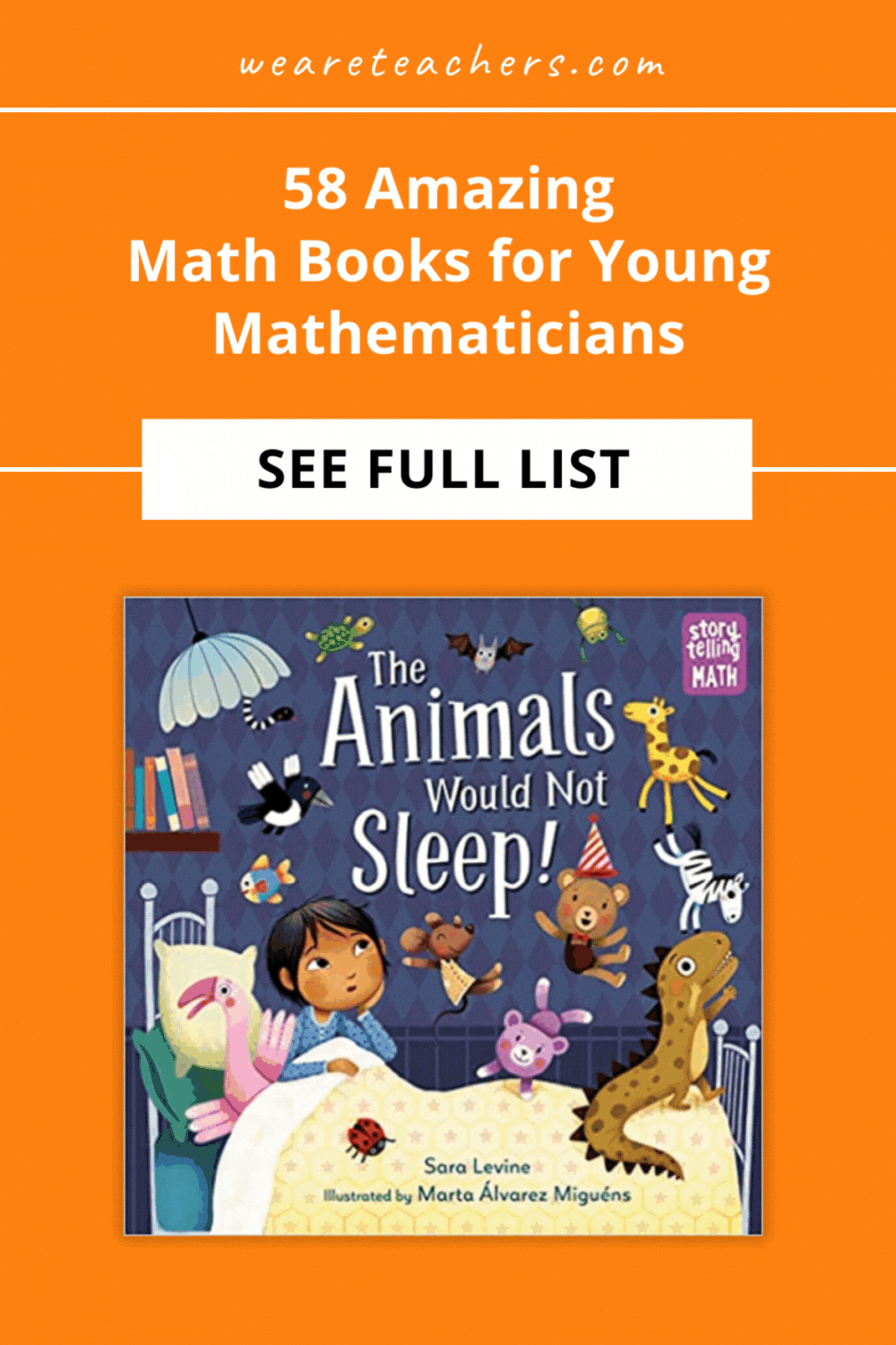 Children's math books are the best tool for getting kids excited about math concepts and keeping math conversations going all day long!