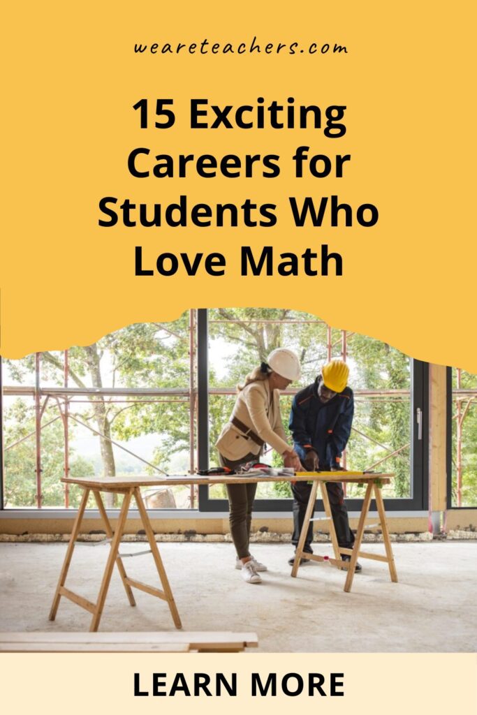 Get your students excited about their futures with these 15 interesting and exciting jobs for students who love math!