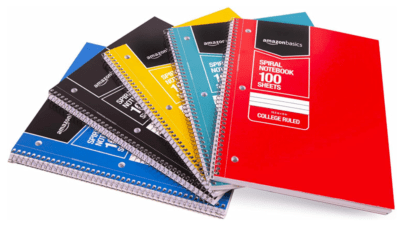 Math notebooks for middle school math