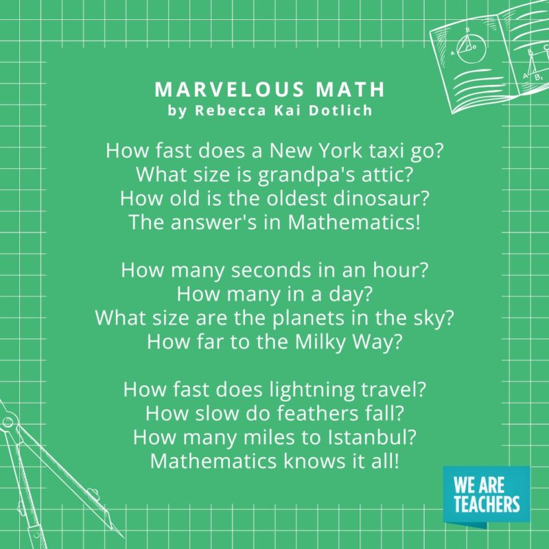Marvelous Math by Rebecca Kai Dotlich.