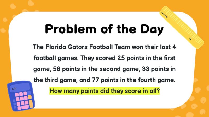 The Florida Gators Football Team won their last 4 football games.