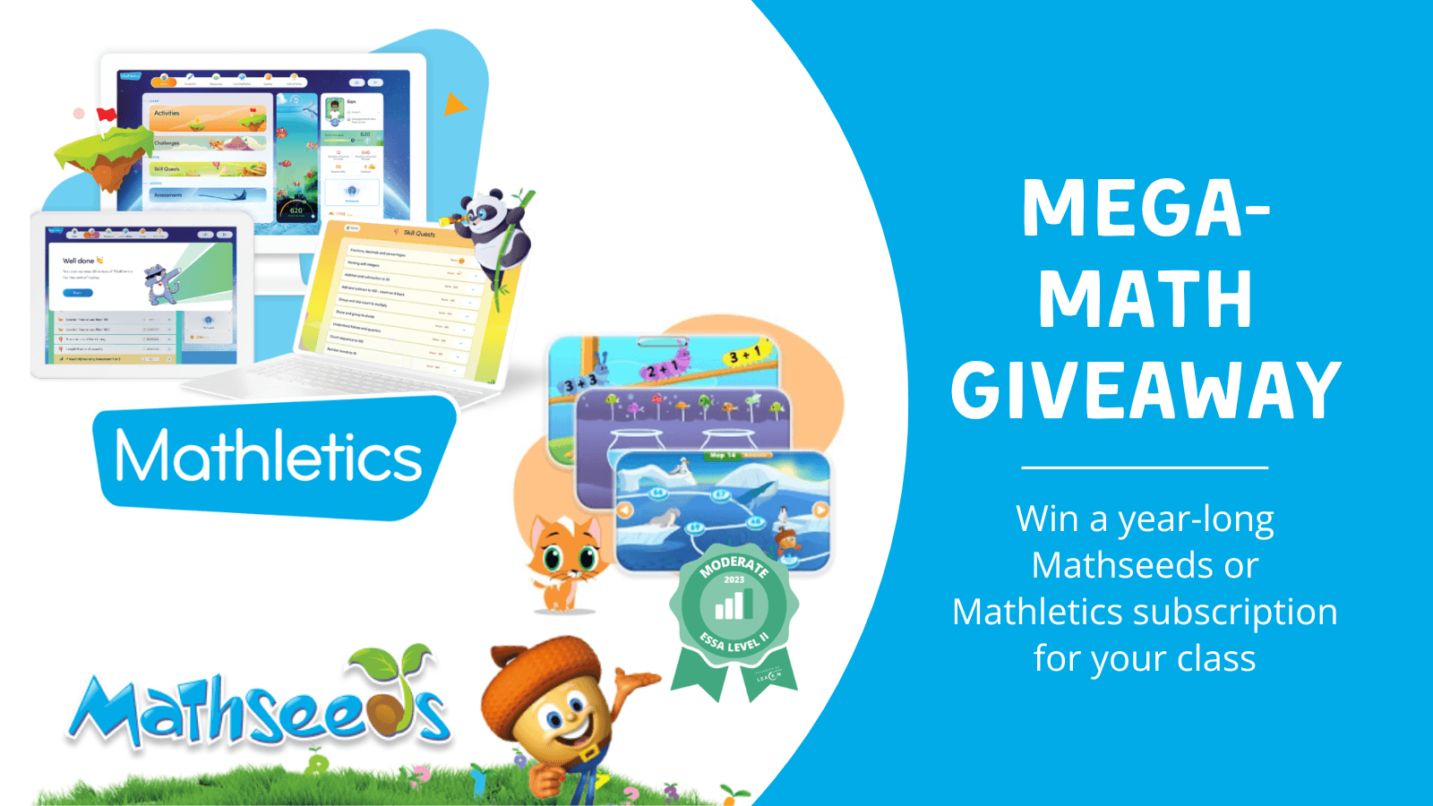 Mathseeds and Mathletic Giveaway image