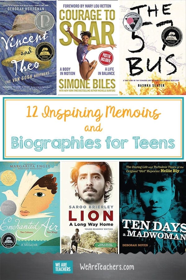 12 Inspiring Memoirs and Biographies for Teens