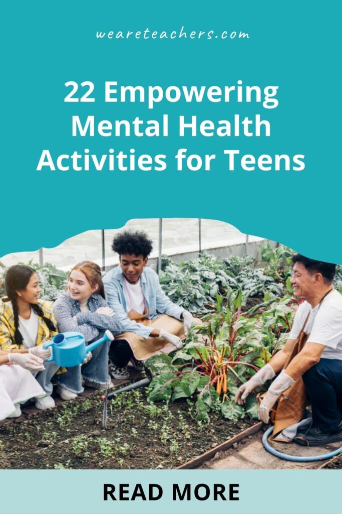Looking for ways to support your teenage students' social-emotional well-being? Try these mental health activities for teens .