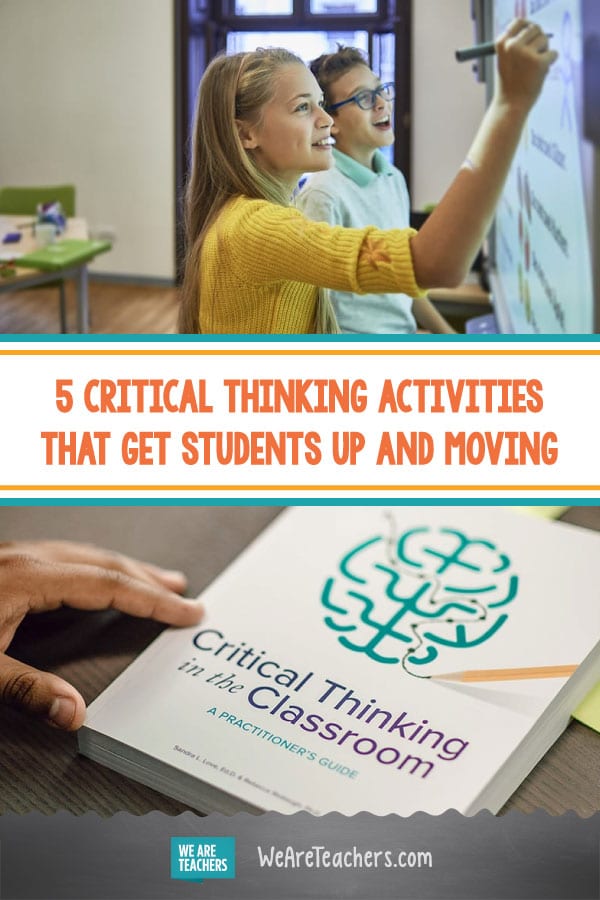 5 Critical Thinking Activities That Get Students Up and Moving