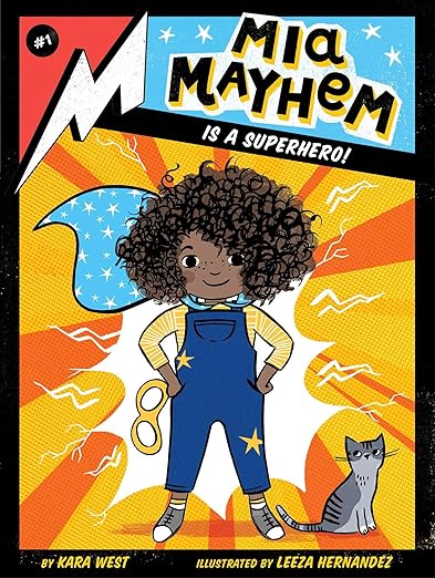 Book cover of Mia Mayhem series by Kara West