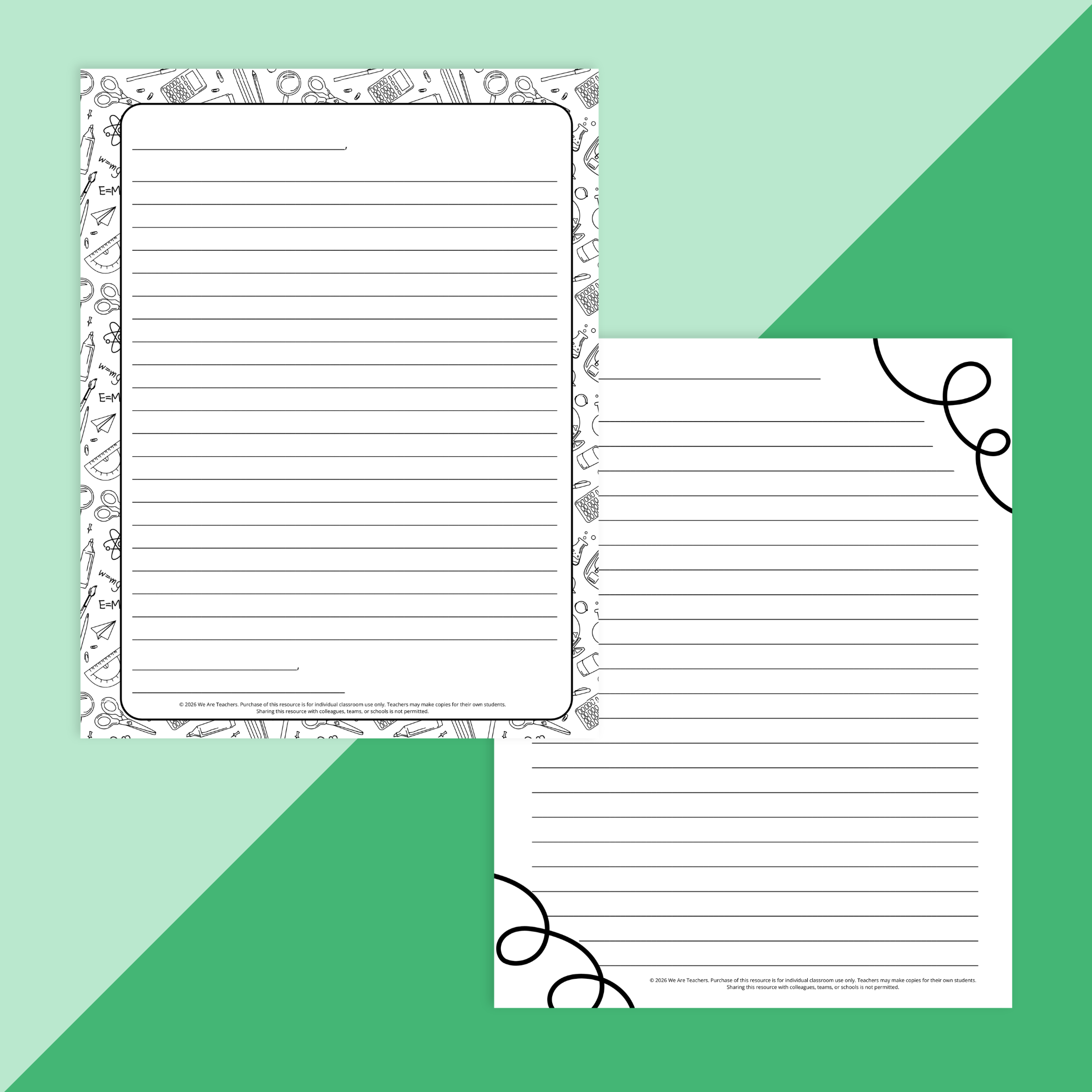Writing paper images.