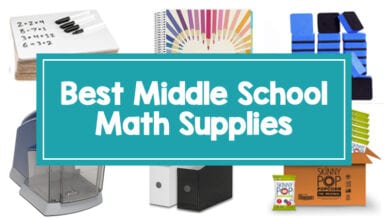 Best middle school math supplies