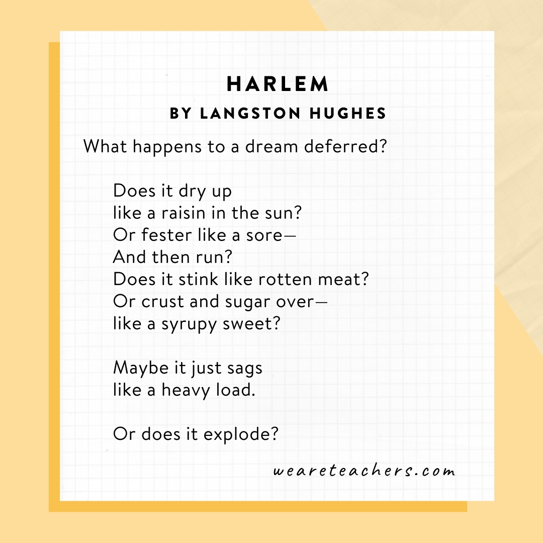 Harlem by Langston Hughes