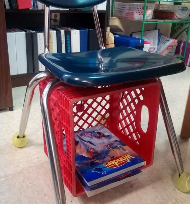 Milk Crates Under Seat Pinterest