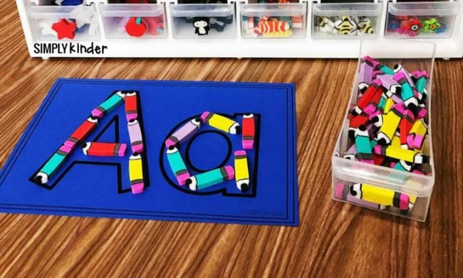 Mini Eraser Activities Simply Kinder