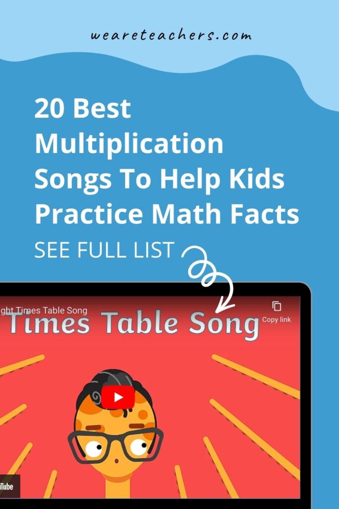 These multiplication songs give kids a fun way to practice math facts. Get ready to sing along and learn while having lots of fun!