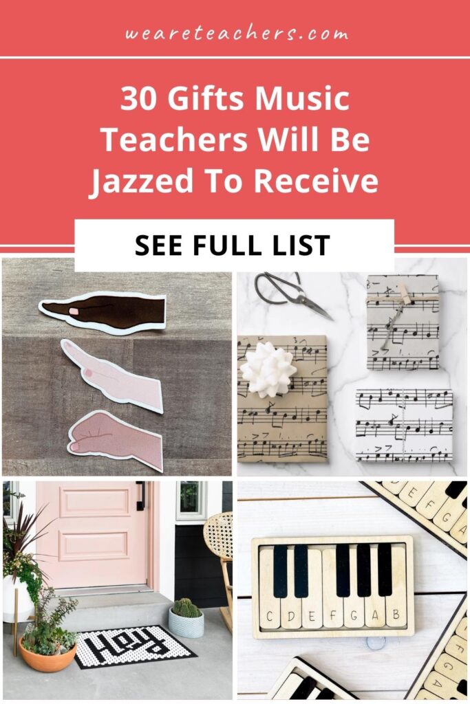 These music teacher gifts will fit any budget and will delight everyone from high school band directors to elementary music teachers.