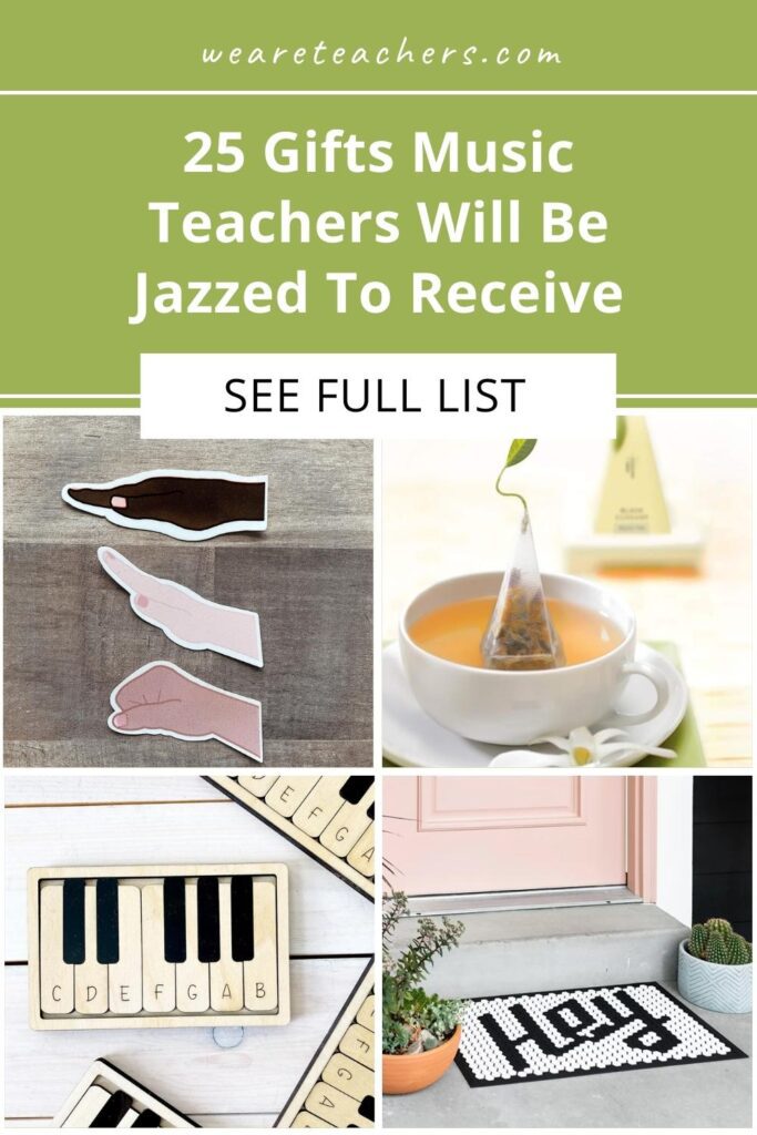 These music teacher gifts will fit any budget and will delight everyone from high school band directors to elementary music teachers.