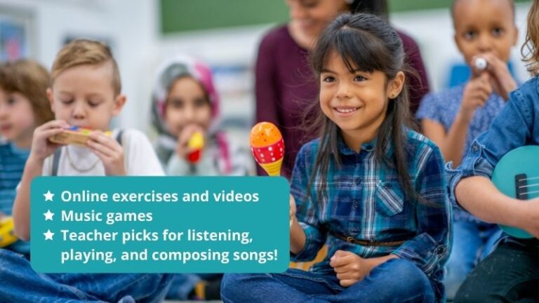 Teacher picks for listening to, playing, and composing songs!