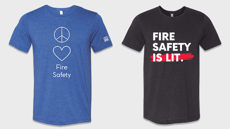Fire Safety T-Shirts Giveaway