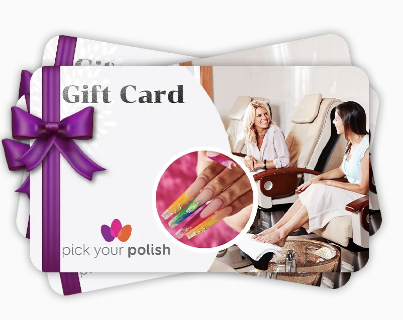 Nail salon gift cards for Pick Your Polish