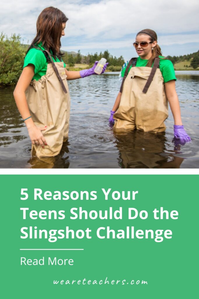 The Slingshot Challenge invites students to produce a one-minute video with their solution to a current environmental problem.
