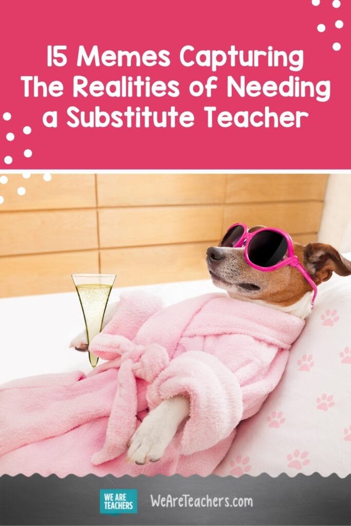 15 Memes Capturing The Realities of Needing a Substitute Teacher