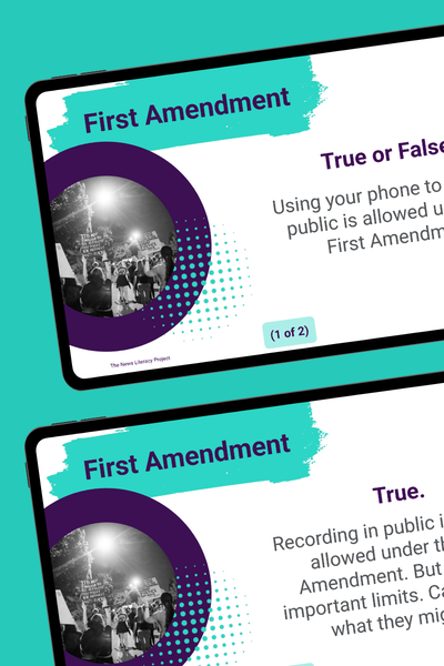 30+ Free Daily Do Nows That Help Students Think Critically About News Literacy Image of slides from the free daily do nows.