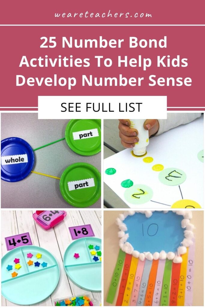 25 Number Bond Activities To Help Kids Develop Number Sense