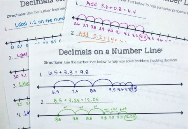 Number Line Activities Math Geek Mama