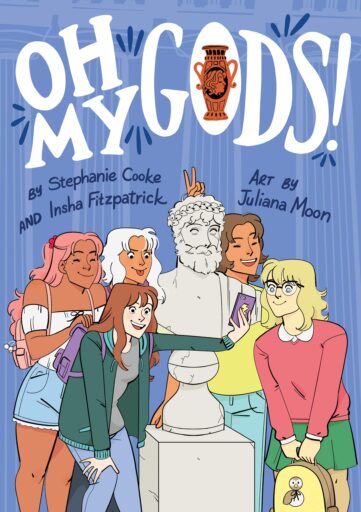 Books about Greek mythology cover: Oh My Gods