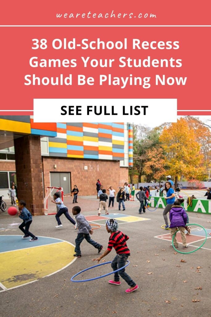 The next time your class needs to get outside to let off steam or build teamwork and physical fitness, try one of these classic recess games.