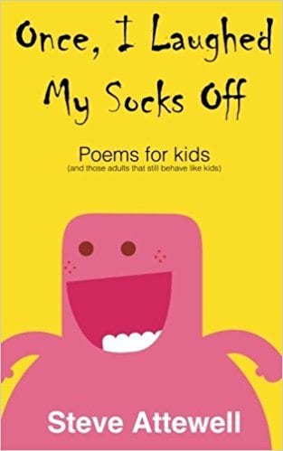 Book cover for Once, I Laughed My Socks Off: Poems for Kids