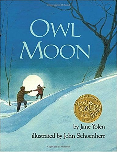 Cover of Owl Moon by Jane Yolen- Winter Picture Books