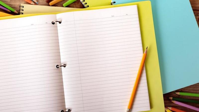notebook and pencil - Earth Day Activities