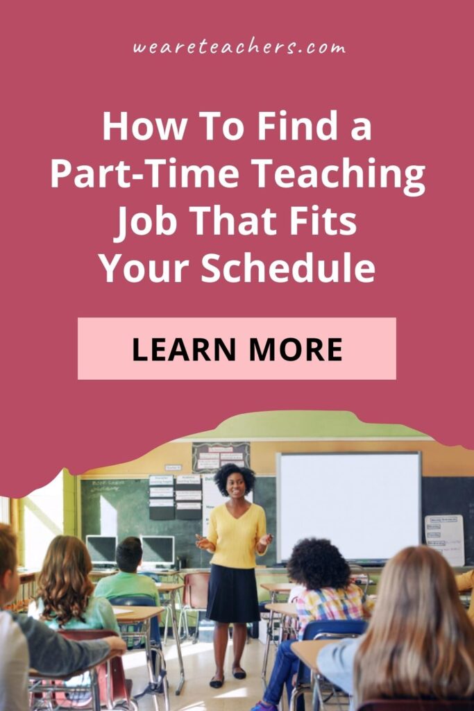 How To Find a Part-Time Teaching Job That Fits Your Schedule