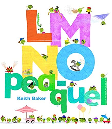 Book cover for LMNO pea-quel as an example of preschool books