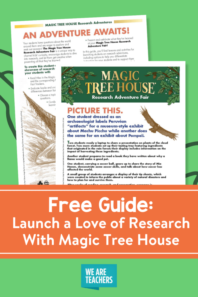 Free Guide: Launch a Love of Research With Magic Tree House