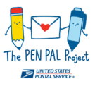The USPS Pen Pal Project logo