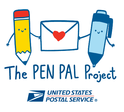 The USPS Pen Pal Project logo
