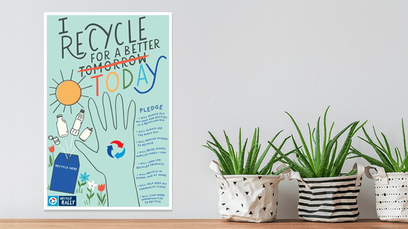 Free Recycling Poster