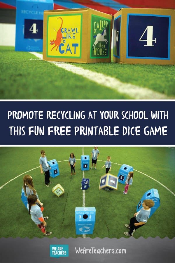 Try Our Free Printable Dice Game to Promote Recycling