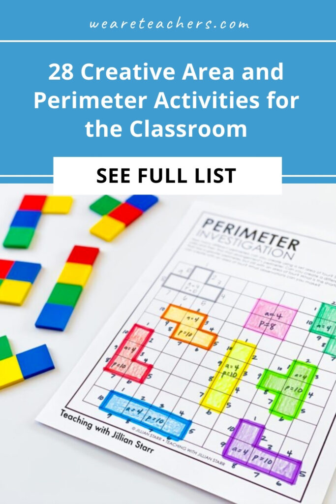 Use these area and perimeter activities to teach students this core geometry skill, with tons of real-world application opportunities.
