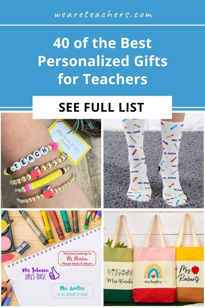 Coming up with the perfect gift for your teacher can be challenging. Check out our list of the best personalized teacher gifts!
