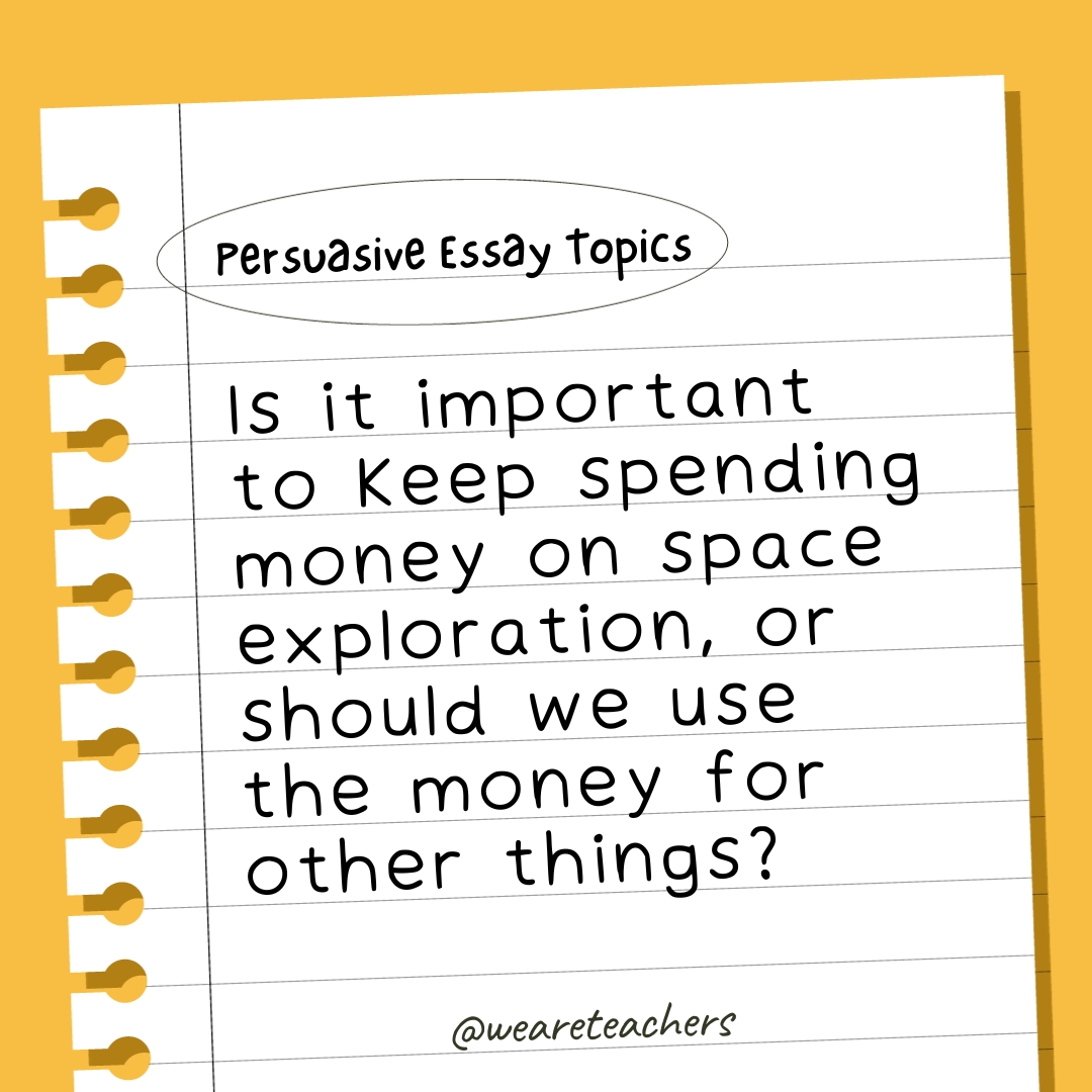Is it important to keep spending money on space exploration, or should we use the money for other things?