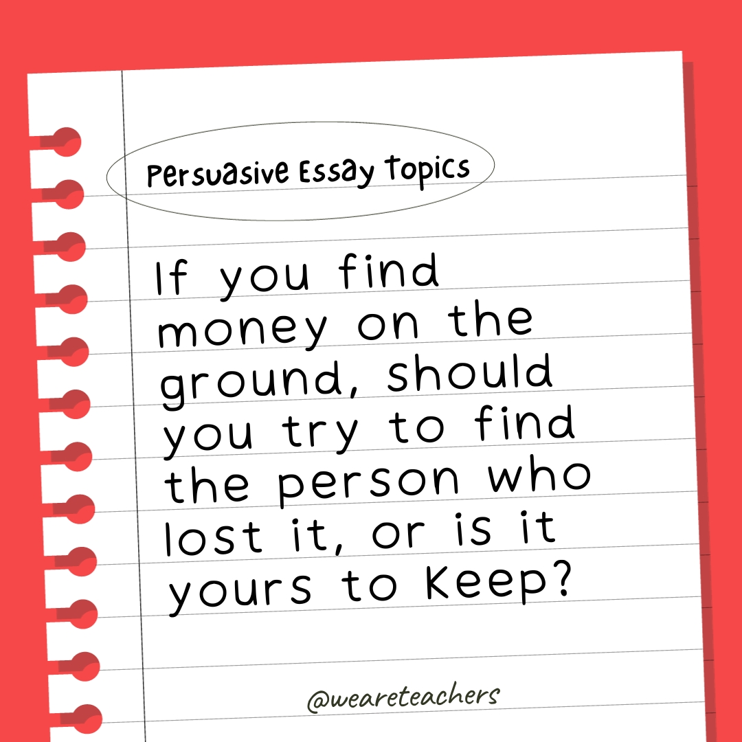 If you find money on the ground, should you try to find the person who lost it, or is it yours to keep?