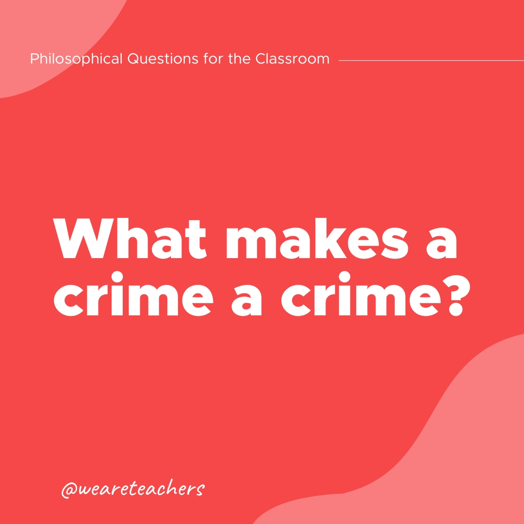 91. What makes a crime a crime?
